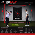 Nex Golf Heavy Duty Golf Net for Real Golf Balls – Backyard Practice Net